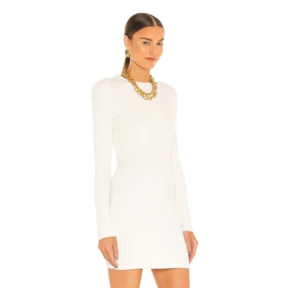 Ronny Kobo Mae knit ribbed sweater dress